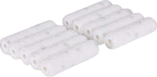 Copenhagen Pro aflakroller - vilt - 10 cm - 10 stuks