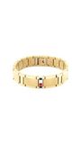 Tommy Hilfiger Sieraden Heren Link Armband in Geel Goud met de Iconische Vlag - 2790658