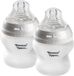 Tommee Tippee Natural Start glazen babyflessen met siliconecoating - set van 2 x 150ml baby flessen - extra lage toevoersnelheid 0m+
