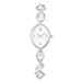 Swarovski Gema horloge, Kristallen armband, Zilverkleurig, Roestvrij staal