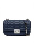 Michael Kors Small Convertible Chain Shoulder Bag Navy Leer Dames