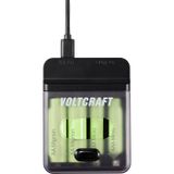 Voltcraft VC-BC4-PB1 chargeur et powerbank 2-en-1