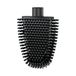 Metaltex Cleany, 185517000, vervangende wc-borstel, plat, zwart