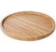 Cosy & Trendy Serveerplank voor hapjes - rond - D28 cm - hout - serveerblad - borrelplank