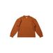 Riffle Amsterdam rechtvallende longsleeve met ruches - brique