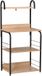 Homcom Étagère de cuisine - 60x40x125cm - Bois naturel