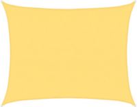 vidaXL Zonnezeil 160 g/m² 6x8 m HDPE Beige