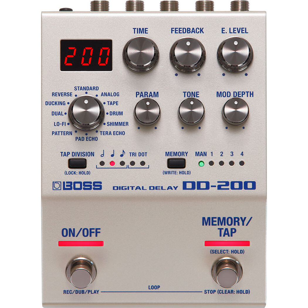 Boss Audio Systems DD-200 Digital Delay effectpedaal