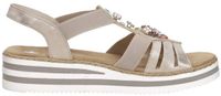 Rieker Dames Sandalen Beige Maat 39