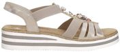 Rieker Dames Sandalen Beige Maat 39