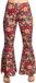 Boland Flarebroek Flower power (L/XL) - Volwassenen - Hippie - Flower Power - 70s