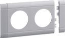 Hager Tehalit Afdekplaat install.-comp. wandgoot Lichtgrijs 15.20 cm 2-voudig frame IP20