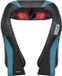 Auronic Shiatsu Massagekussen - Appareil de massage du cou électrique - Fonction de chaleur infrarouge - Noir/Bleu