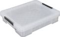 Whitefurze Opbergbox - 9 liter - Transparant - 43 x 36 x 8 cm