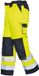 Portwest Lyon Hi-Vis Broek TX51 - Geel/Marine - M