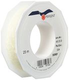 C.E. Pattberg Gedrukt Satijn Lint, Crème, 25mm-25m
