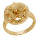 Orphelia Dames Ring 925 Zilver Maat 54 Goudkleurig Bloem