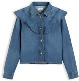 Tommy Hilfiger Dames Lange Mouwen Shirt Katoen Blauw S