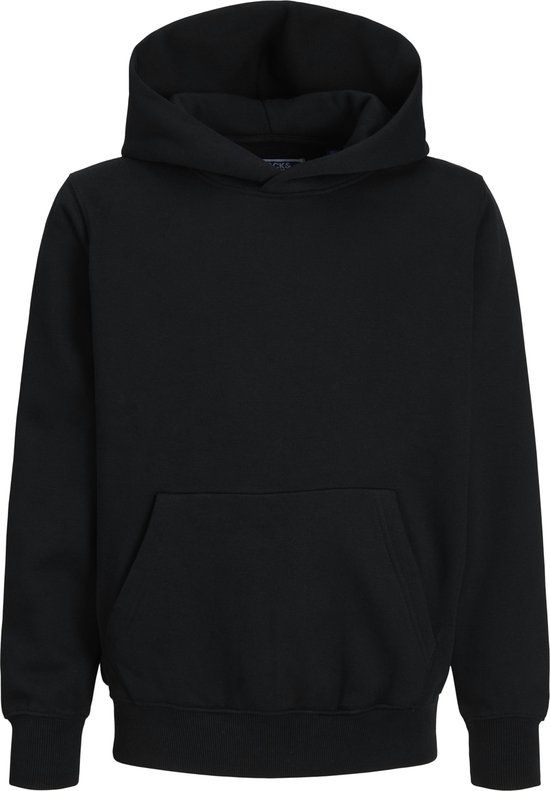 JACK&JONES JJEURBAN EDGE SWEAT HOOD NOOS JNR - Jongens - Zwart - Maat 164