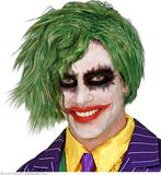 Finidi Joker pruik groen volwassenen