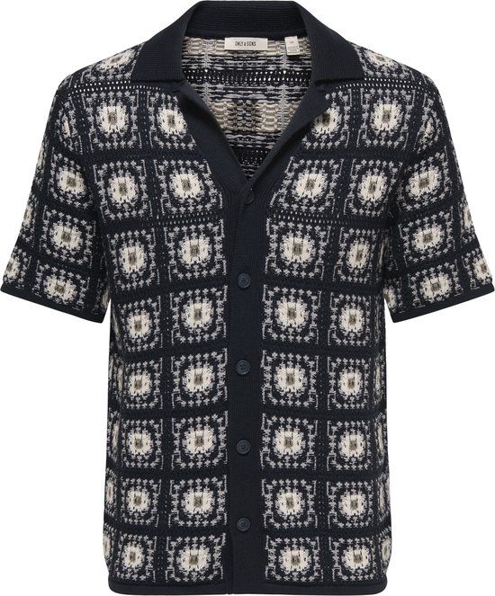 ONLY&SONS - ONSBART NEW RESORT RLX SS SHIRT KNIT - Heren - Cardigans
