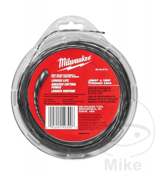 Milwaukee 49162712 Trimmer Draad 2mm x 45m - 0045242493906