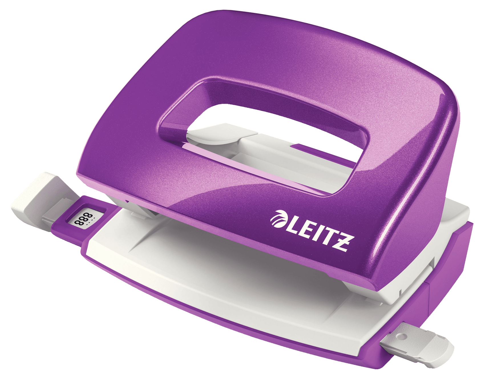 Leitz NeXXt - Papierperforator - grijs/paars