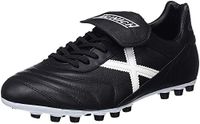 Munich Mundial U25 Voetbalschoenen, uniseks, voor volwassenen, Zwart wit, 46 EU
