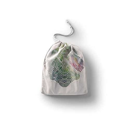 Le Jardin du Lin - Katoenen tas met trekkoord - 20 x 30 cm