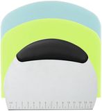 Unyqoos® Set complète de cartes à pâte avec coupe-pâte en acier inoxydable et spatules en plastique