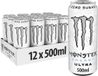 Monster Energy Ultra - Ultra White Energy Drink - 12 x 500ml