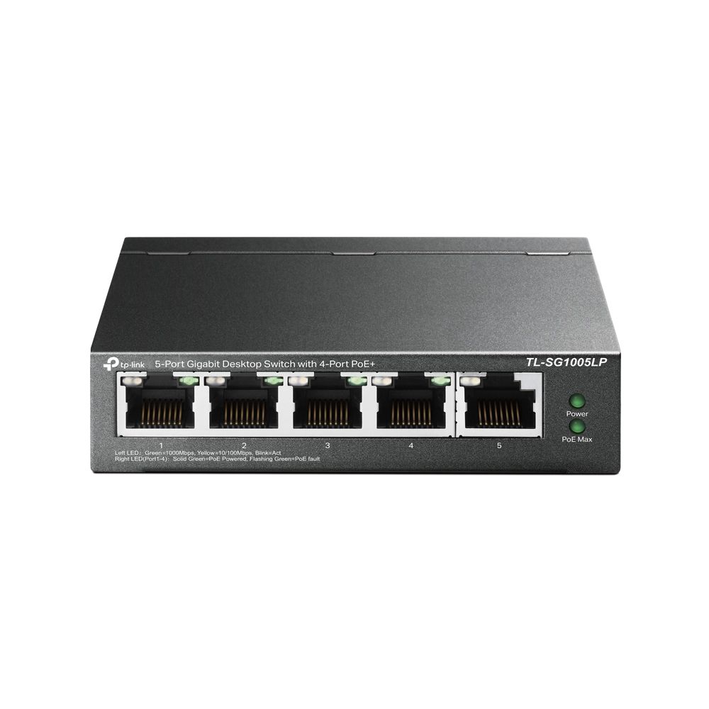 TP-Link TL-SG1005LP - 5-poorts Gigabit Unmanaged PoE Switch