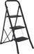Infinity Goods Stevige Huishoudtrap 3 Treden - Keukentrap Inklapbaar - Anti-Slip - Trap Ladder - Opvouwbaar - Metaal - Zwart