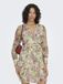 ONLY - ONLPENINNA LS WAIST PEPLUM DRESS WVN - Meisjes - Mini jurken - Maat M - Polyester - Sparkling Grape