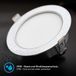 B.K.Licht BRILONER Fungo – Inbouwspots Set van 3 – 230V – dimbaar met afstandsbediening – RGB & CCT – geheugenfunctie – chroom – Ø12 x 2,8 cm