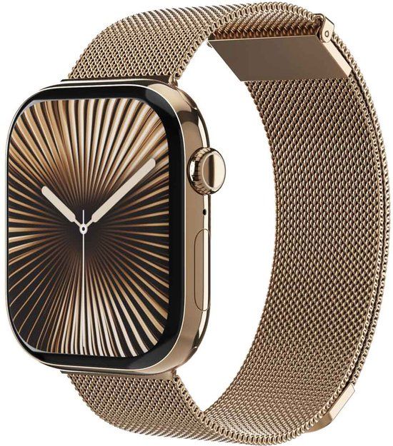 Vonmählen Milanese Loop 2 bandje voor de Apple Watch | 44/45/46/49 mm - Sunset Gold