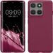 kwmobile telefoonhoesje geschikt voor Motorola Edge 60 Pro - Back cover in magenta-lila