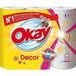 OKAY Essuie-tout Décoré, 60 % Plus Absorbant, 3 Rouleaux