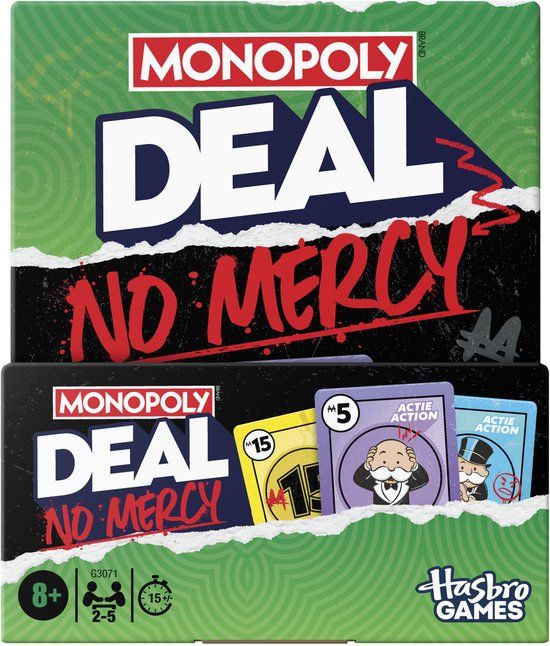 Monopoly Deal No Mercy - Kaartspel - Belgische Editie