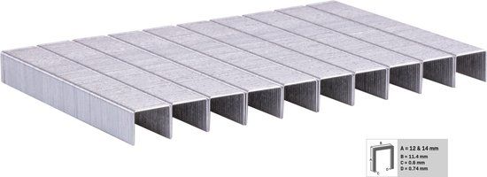 VONROC Nieten – 1000 stuks – 12 & 14MM – Universeel