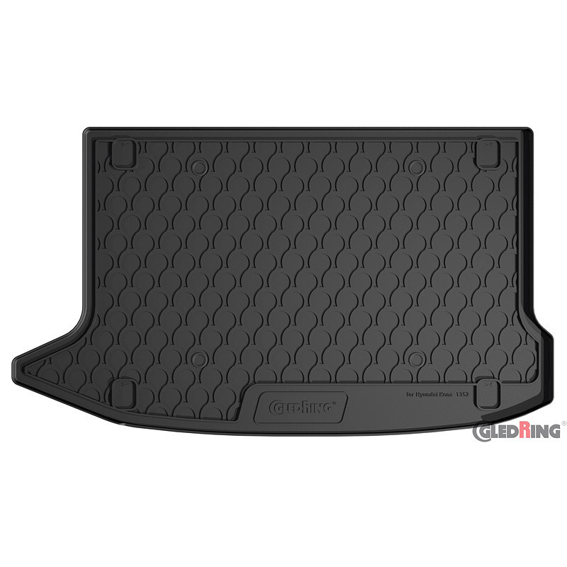 Gledring Rubbasol (rubber) kofferbakmat Hyundai Kona 2017