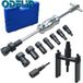 Icecat Kit d'outils pour extracteur de roulements, acier allié de haute qualité, marteau à glissière de 1,2 pi (360 mm), plage de taille de mandrin de 8 mm à 25 mm, 12 pièces incluses, polyvalent pour le retrait