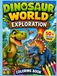 Dinosaur World Exploration: Coloring Book for Kids Ages 4-8