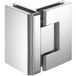 Häfele Charnière de porte de douche 90° H2050 laiton chromé poli