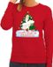 Bellatio Decorations Shoppartners Bv Foute kersttrui / sweater rood - Marilyn Monroe - Dont Fart at Christmas S