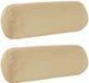 vidaXL Kussensloop 2 pcs heerlen beige ø 15 x 40 cm polyester