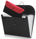 Classeur A4 avec 13 compartiments pour documents, organisateur portable