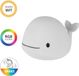 EGLO Castellino Walvis Nachtlampje Kinderen & Baby - Draadloos - 10.5 cm - Wit - RGB & Wit Licht - Oplaadbaar - Touch bediening
