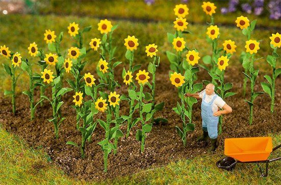 FALLER - 16 Zonnebloemen (181256
