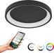 EGLO connect.z Loretello-Z Smart Plafondlamp - LED - Ø 35 cm - Zwart/Wit - Instelbaar RGB & wit licht - Dimbaar - Zigbee
